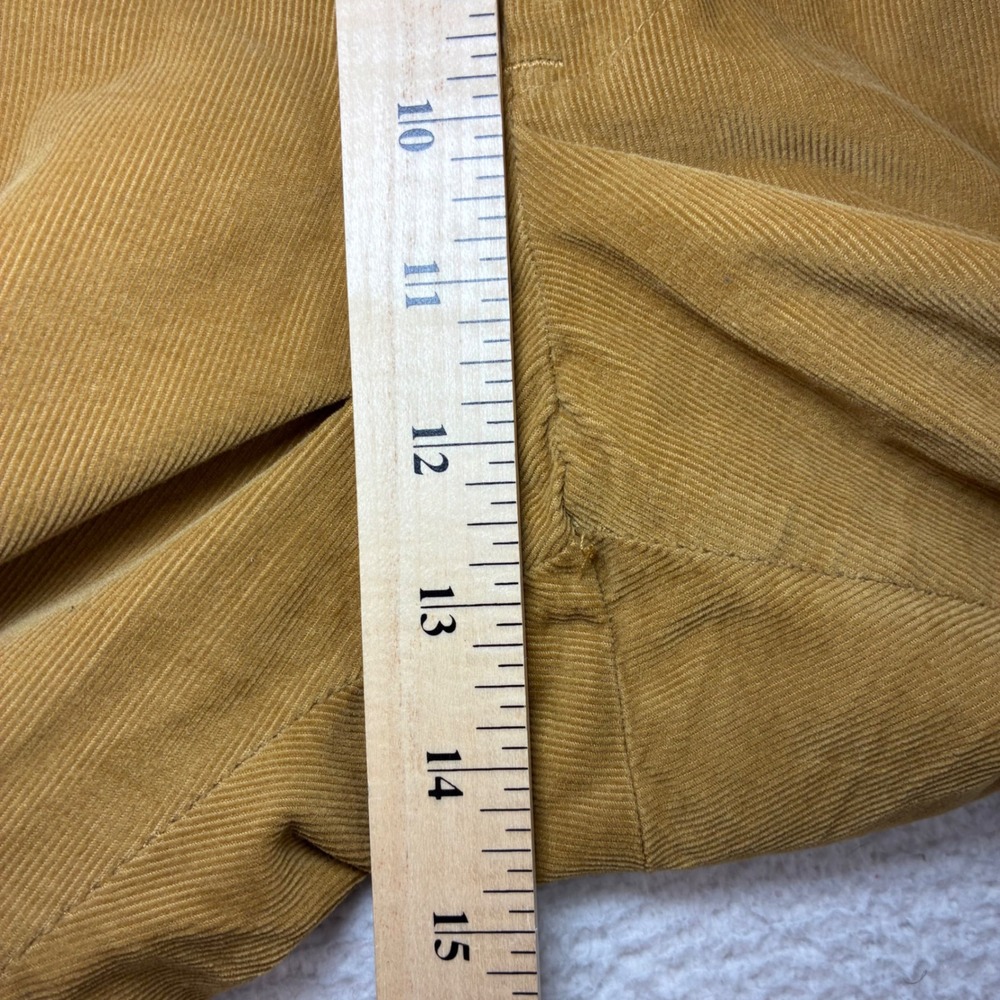 Bills Khakis Corduroy Pants Men 36x32 Brown Pleated Vintage USA Classic Preppy - Picture 7 of 9